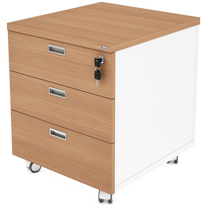 فایل کشویی چرخ‌دار محیط آرا مدل Quick 9085N-0106 Mohitara Quick 9085N-0106 Wheeled Drawer Filing Cabinet